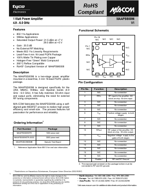 MAAPSS0096SMB Datasheet PDF Tyco Electronics