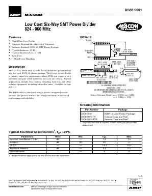 DS56-0001 Datasheet PDF Tyco Electronics