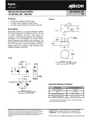 AM-155 Datasheet PDF Tyco Electronics