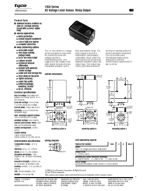 1350-2A-100.0 Datasheet PDF Tyco Electronics