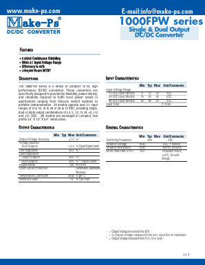 1015S24FPW Datasheet PDF Make-Ps