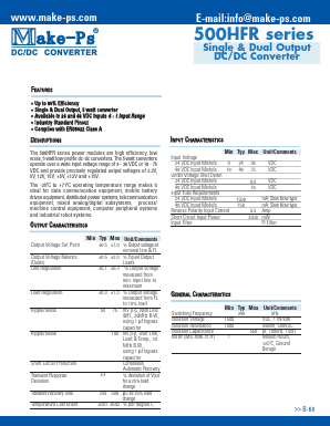 503S48HFR Datasheet PDF Make-Ps