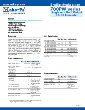 705S24PW Datasheet PDF Make-Ps