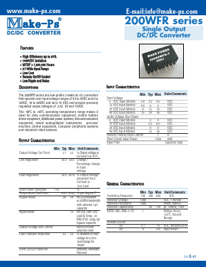 203S5WFR Datasheet PDF Make-Ps