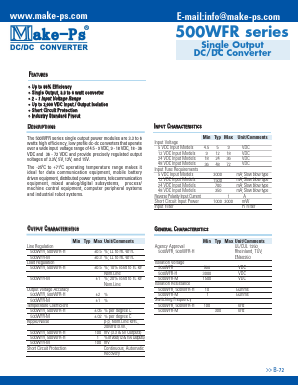 512S12WFR Datasheet PDF Make-Ps