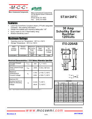 ST30120FC Datasheet PDF Micro Commercial Components