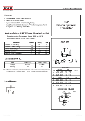 A1832-GR Datasheet PDF Micro Commercial Components