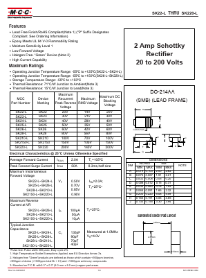 SK23-L Datasheet PDF Micro Commercial Components