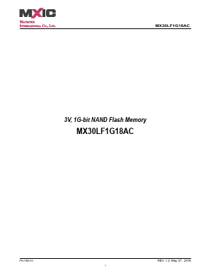 MX30LF1G18AC-XKI Datasheet PDF Macronix International