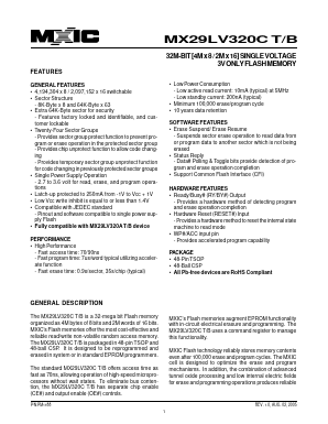 MX29LV320CT Datasheet PDF Macronix International