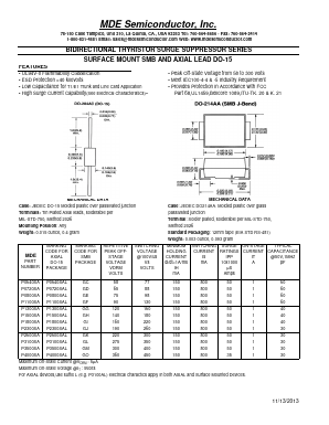 P1500SC Datasheet PDF MDE Semiconductor, Inc.