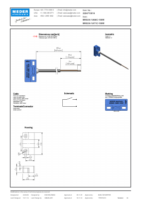 MK0241A66C150W Datasheet PDF Meder Electronic