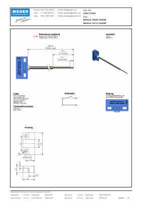 MK0241A66C5000W Datasheet PDF Meder Electronic