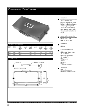 4035 Datasheet PDF Micronetics, Inc.