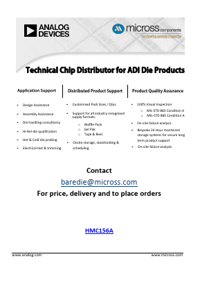 HMC156A Datasheet PDF Micross Components