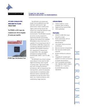 MT2050 Datasheet PDF Microtune,Inc