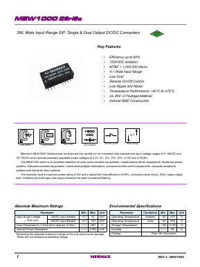 MEW1036 Datasheet PDF Minmax Technology Co., Ltd.
