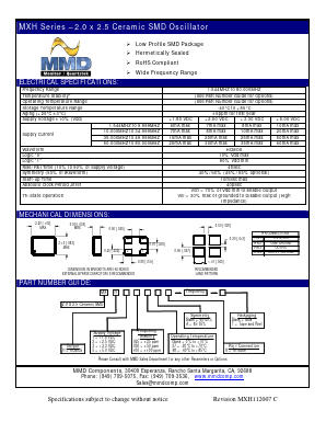 MXH510027H Datasheet PDF MMD Components