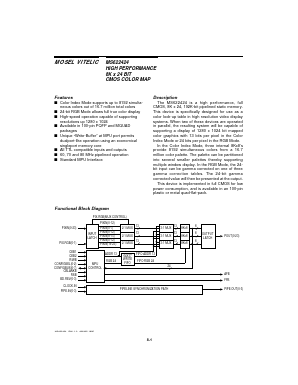 MS622424 Datasheet PDF Mosel Vitelic, Corp