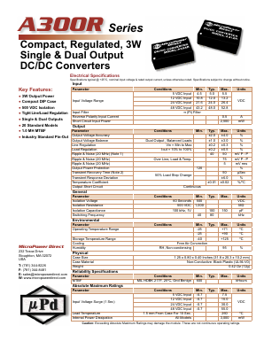 A321R Datasheet PDF MicroPower Direct, LLC