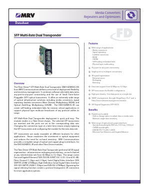 EM316DMR3G-3R Datasheet PDF MRV Communications, Inc.