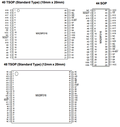 MX29F016 Datasheet PDF Macronix International