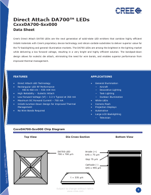 C450DA700-0206 Datasheet PDF Marktech Optoelectronics