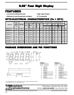 MTN7456-11A Datasheet PDF Marktech Optoelectronics
