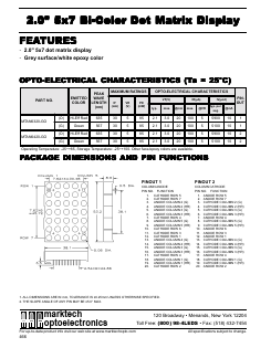 MTAN6320-GO Datasheet PDF Marktech Optoelectronics