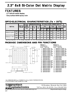 MTAN6423-CHRG Datasheet PDF Marktech Optoelectronics