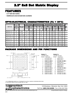 MTAN7123M-11A Datasheet PDF Marktech Optoelectronics