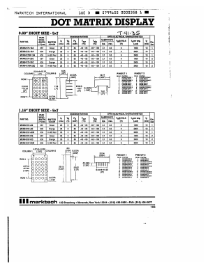 MTAN4710R-12A Datasheet PDF Marktech Optoelectronics