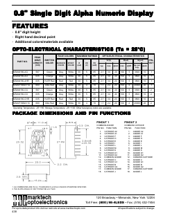 MTAN2180-CG Datasheet PDF Marktech Optoelectronics