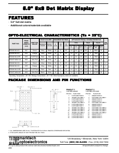 MTAN7146M-22C Datasheet PDF Marktech Optoelectronics