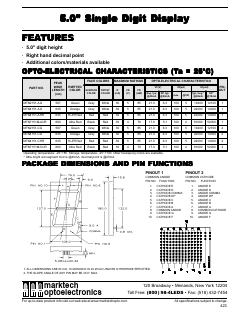 MTN2151-AG Datasheet PDF Marktech Optoelectronics