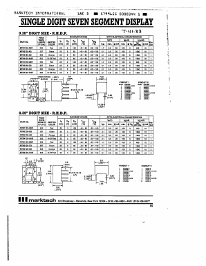 MTN1136 Datasheet PDF Marktech Optoelectronics