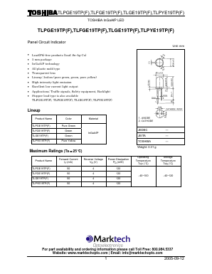 TLPYE19TP Datasheet PDF Marktech Optoelectronics