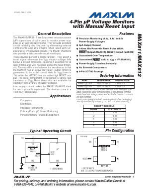 MAX812SEUS-T Datasheet PDF Maxim Integrated