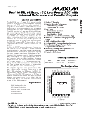 MAX1182ECM Datasheet PDF Maxim Integrated