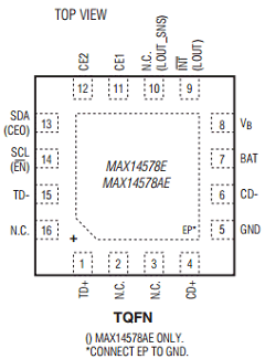 MAX14578AE Datasheet PDF Maxim Integrated