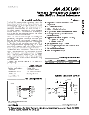 MAX1618MUB Datasheet PDF Maxim Integrated
