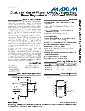 MAX1970-MAX1972 Datasheet PDF Maxim Integrated