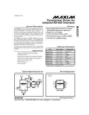 MAX253C Datasheet PDF Maxim Integrated