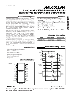 MAX3386E Datasheet PDF Maxim Integrated