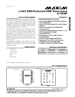 MAX3346EEUD Datasheet PDF Maxim Integrated