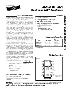 MAX3517EEP Datasheet PDF Maxim Integrated