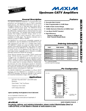 MAX3514 Datasheet PDF Maxim Integrated