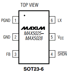 MAX5027 Datasheet PDF Maxim Integrated