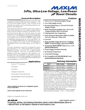 MAX633UR20D Datasheet PDF Maxim Integrated