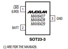 MAX6427ORUR-T Datasheet PDF Maxim Integrated